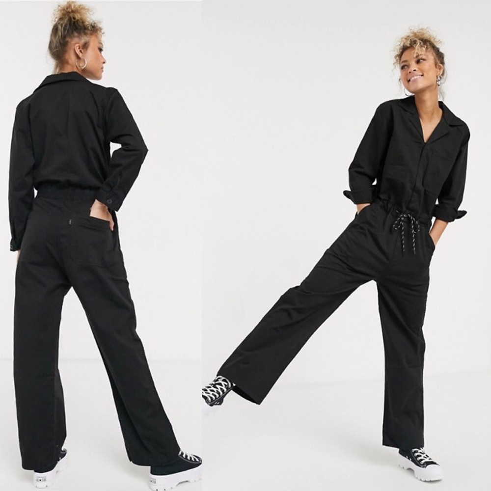 Revolve x Levi’s Luella Black Jumpsuit - Picture 4 of 10